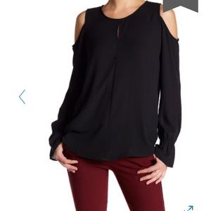 Pleione Cold-Shoulder Blouse